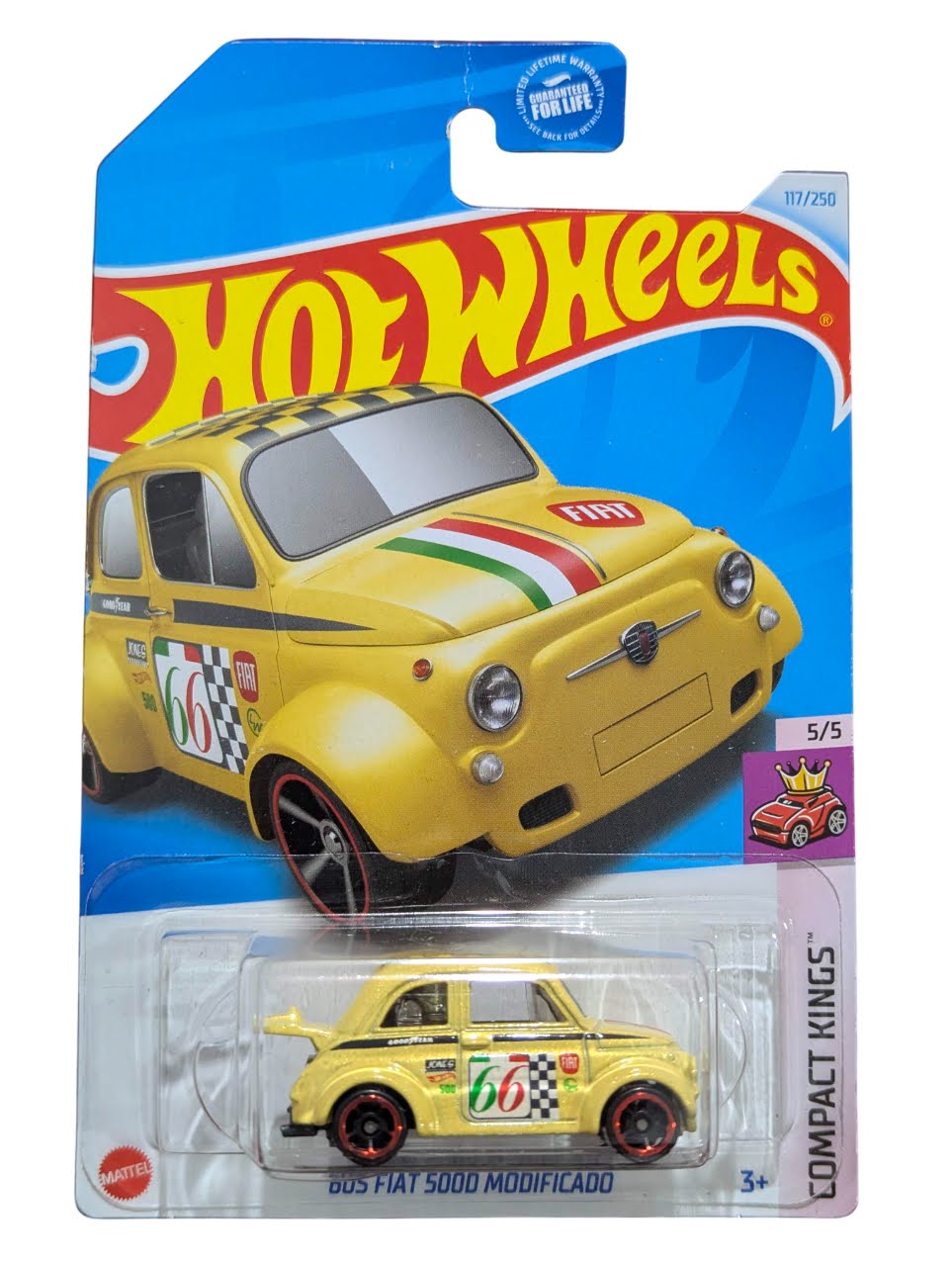 Hot Wheels Basicos 60s Fiat 500d Modificado